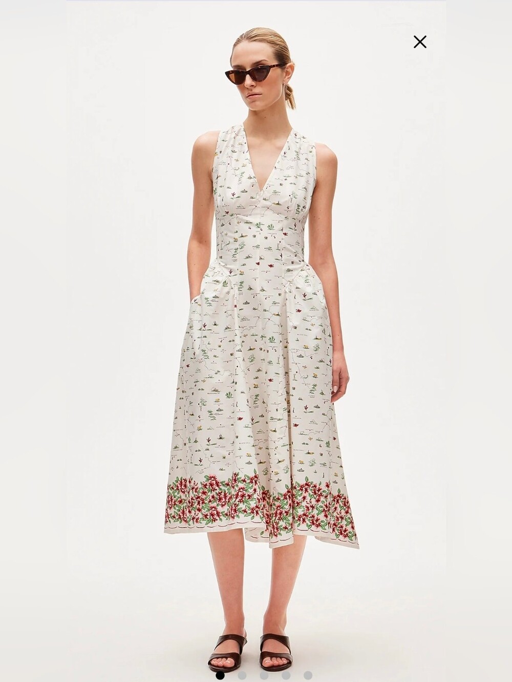 Jcrew V Neck Midi Dress 0 Petite